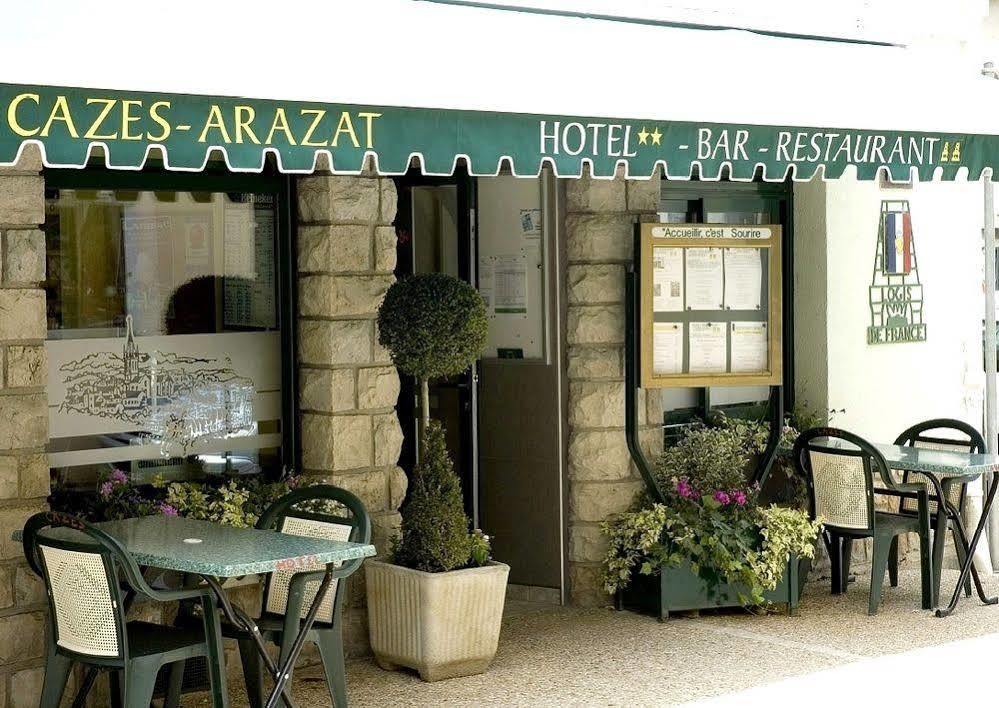 Logis Hotel Restaurant Cazes Arazat Laissac Exterior foto